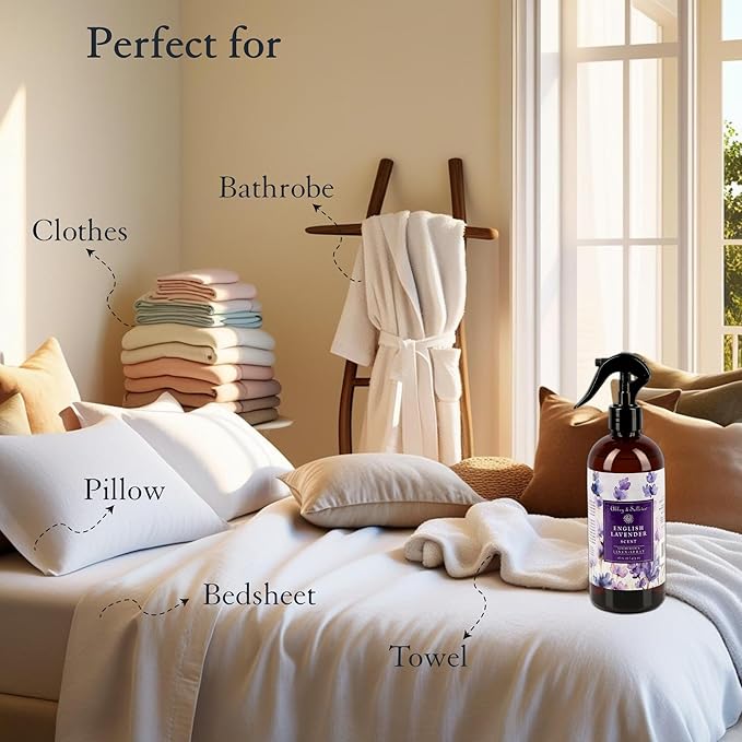 Abbey & Sullivan Linen Spray, English Lavender, 16 oz.