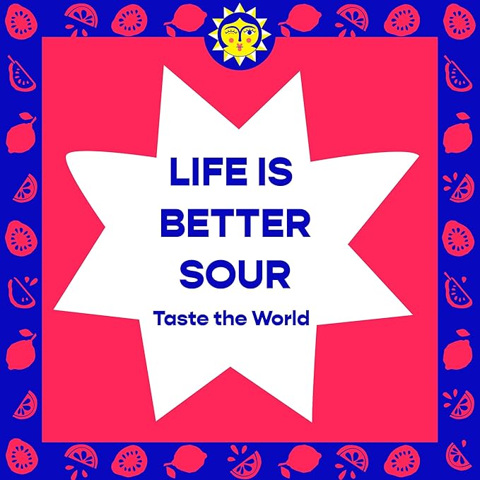 Better Sour Tart Cherry Candy, Sour Gummies with Bold Fruit Flavor, Mouthwatering Sour Candy Made with Real Fruit Juice, Vegan and Gluten-Free Treats, (Pack of 10)