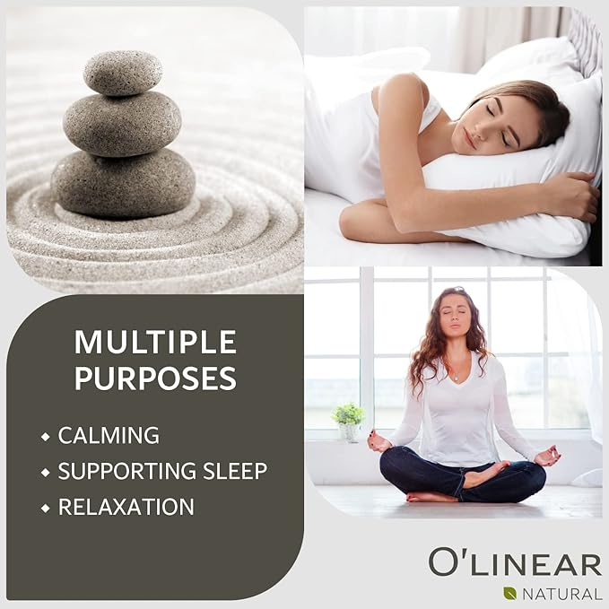 Pure Lavender Essential Oil by O'linear - Tension Relief Oil for Diffuser & Humidifier - Perfect Bedroom Essential for Deep Dreams - Lavender Scented Aromatherapy Oil Candle Making 3.4 FL Oz