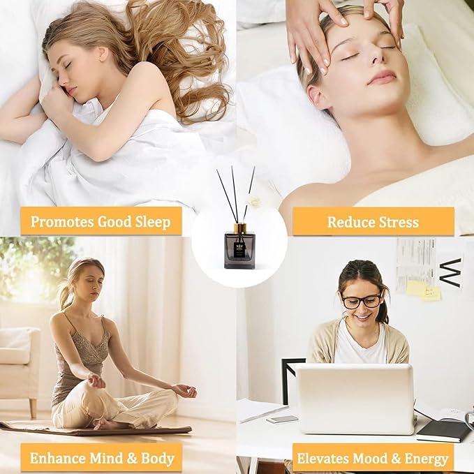 King of Scent Reed Diffuser & Oil Diffuser Sticks with Flower, Aromatherapy, Home & Kitchen Décor,Fragrance and Gifts… B0CHHBGTZQ (Westin White Tea)