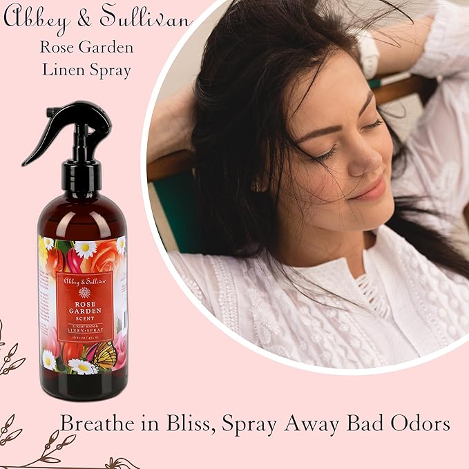 Abbey & Sullivan Linen Spray, Rose Garden, 16 oz.