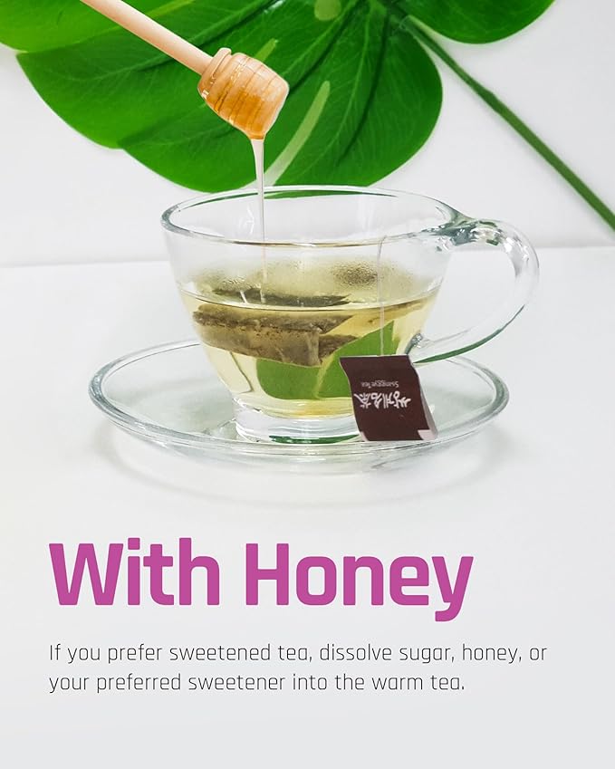 Ssanggye Wild Mulberry Leaves Tea 1.0g X 40 Tea Bags, Premium Korean Herbal Tea Hot Cold Herb Savory 4 Seasons Made in Korea