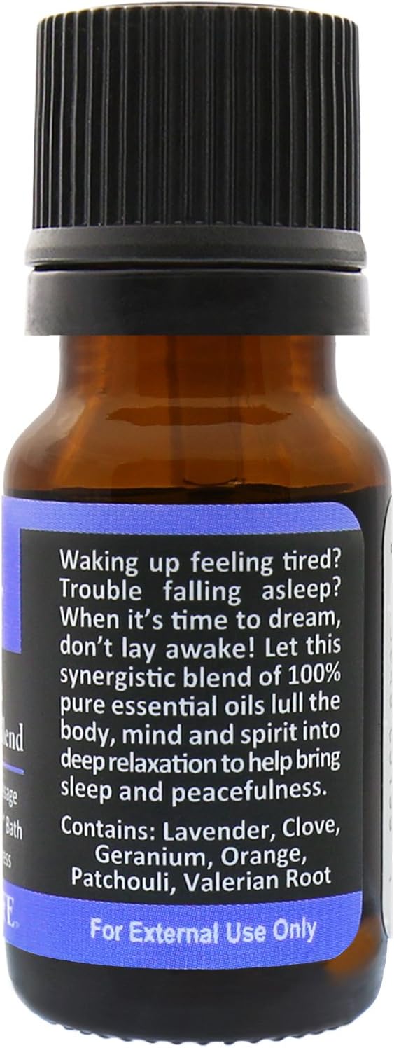 Plantlife Sleep Tight Aromatherapy Essential Oil Blend - Straight from The Plant 100% Pure Therapeutic Grade - No Additives or Fillers - Made in California 10 ml