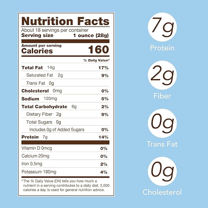 FERIDIES Super Extra Large Salted Virginia Peanuts - 18oz Can (Pack of 4)