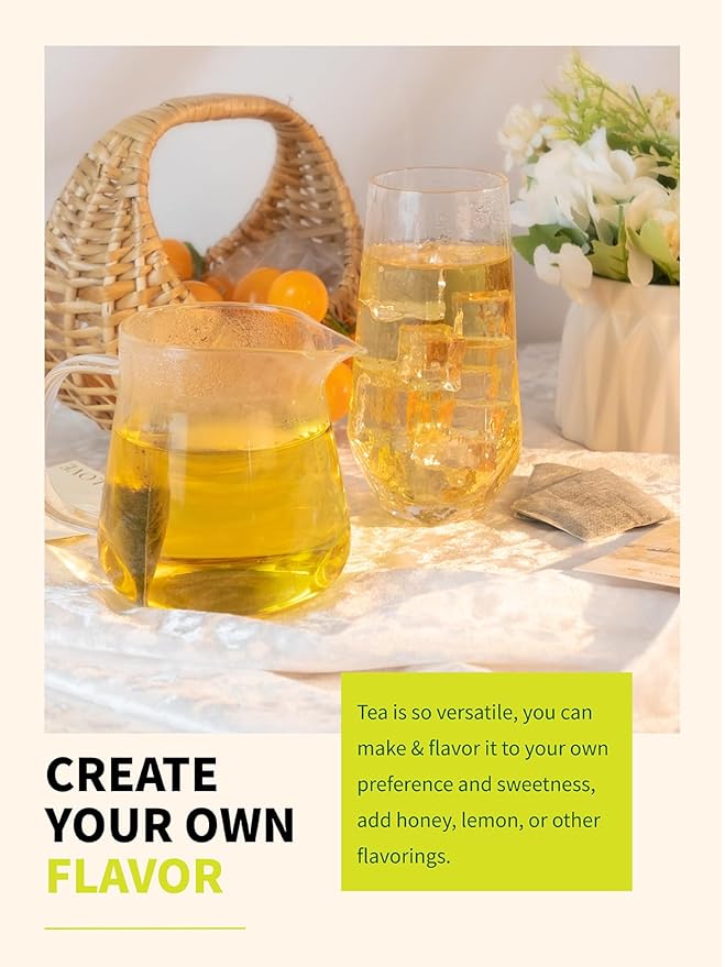 TeeLux Nettle Leaf Tea Bags, Nettle Herbal Tea, Natural Stinging Nettle Tea, Caffeine Free, Mild & Smooth taste, 100 Count