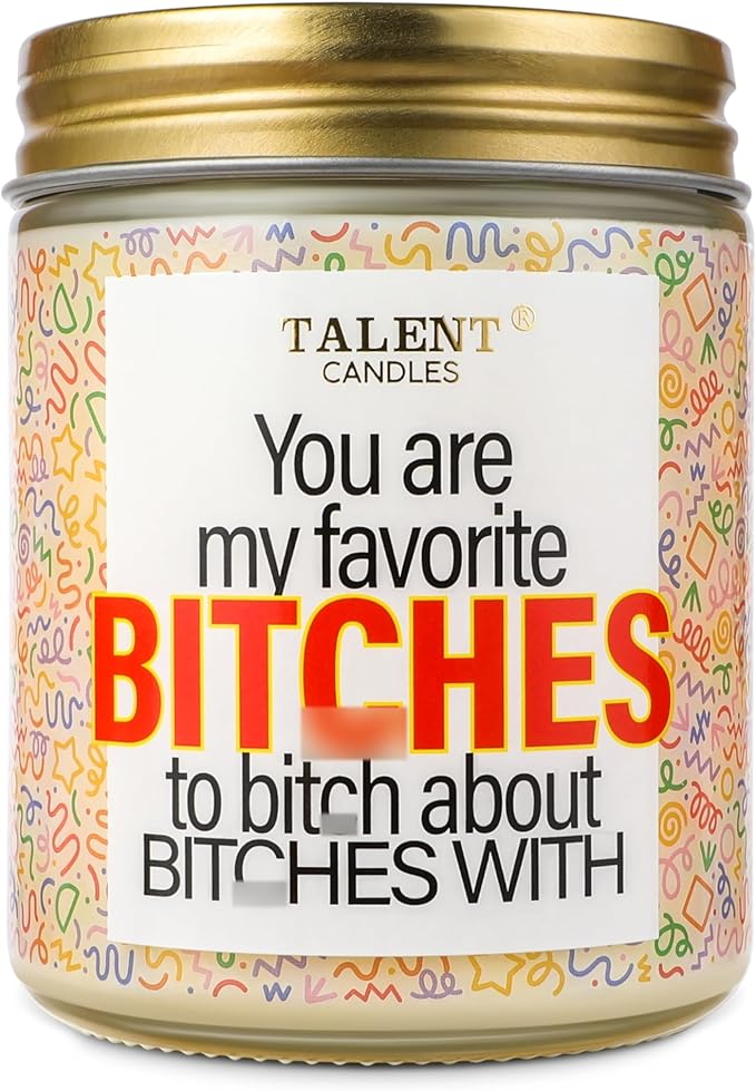 Gifts for Women, Unique Gifts for Women, Best Friend Funny Birthday Gifts for Women Men, Friendship Gifts for Women Men Friends - 8.4 oz GOOD VIBE Scented Candles Gifts, TCGJ7495-2-GV-2