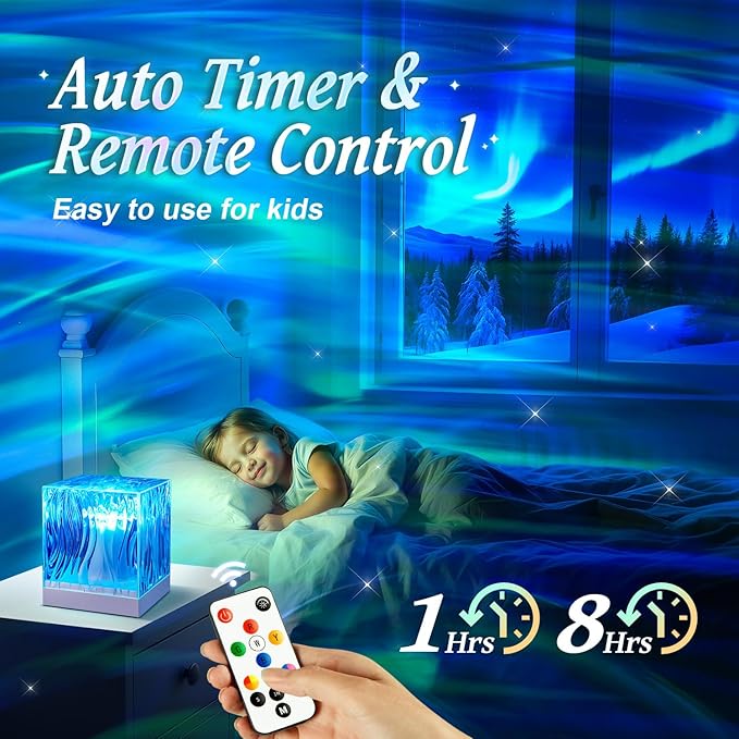 Christmas Gifts for Teens Northern Lights Projector,18 Color Gifts for Teen Boys Gifts for Teenage Girls,Remote Galaxy Projector for Bedroom Night Light for Kids Galaxy Light,Cute Room Decor Aesthetic