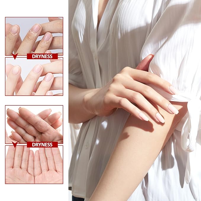 Hand Masks Moisturizing Gloves,6 Pairs Hydrating Hand Peel Masks Gift Set for Dry Cracked Hands Care,Long-lasting and Non-greasy Hand Moisturizer Gloves for Women F