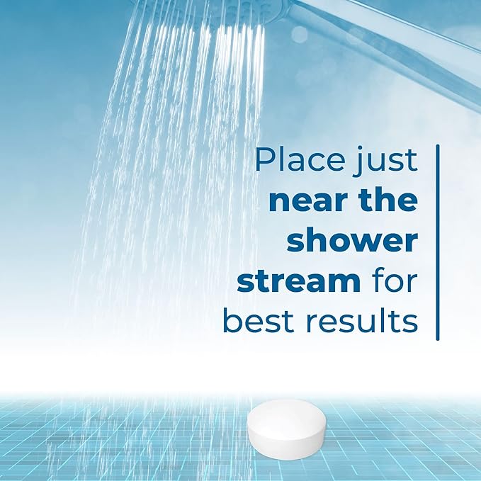 New Relieve Shower Tablets (10 Tabs) Scented with Pure Eucalyptus Essential Oil for Relaxing Shower at Home Made in USA