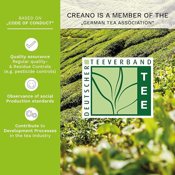 Creano Tea Flowers in Cup Size - Blooming Tea - 8 Flowering Tea in 4 Different Varieties - Green Tea