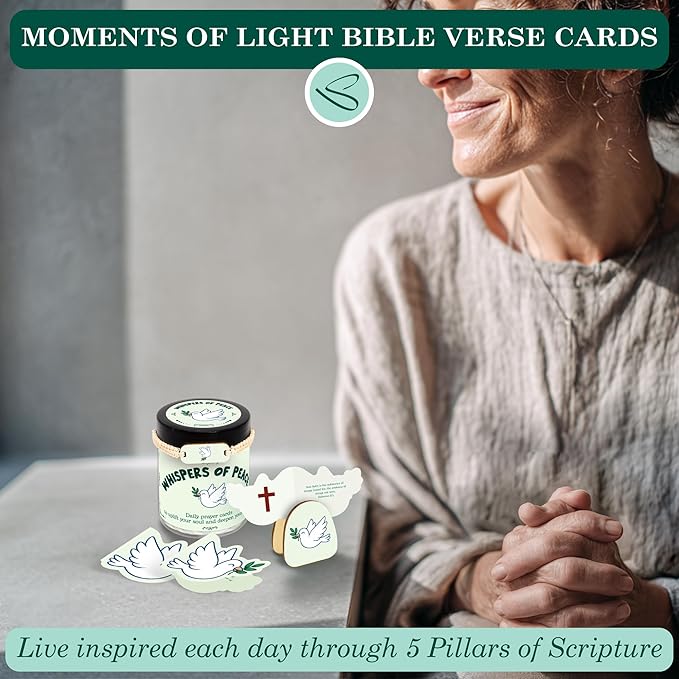 Catholic Prayer Cards For Women - Bible Verse Jar For Mom Birthday Present, Prayer Jar With Scripture Cards, Daily Bible Verse Card Religious Gift, Christmas Christian Gifts For Women Faith