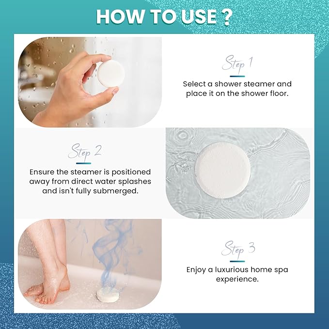 Shower Steamers Aromatherapy 8 Pack - Birthday Gifts for Men, Valentines Day Gifts for Him, Husband, Shower Bombs for Home Spa Relaxation, Stress Relief, Easter Basket Essential