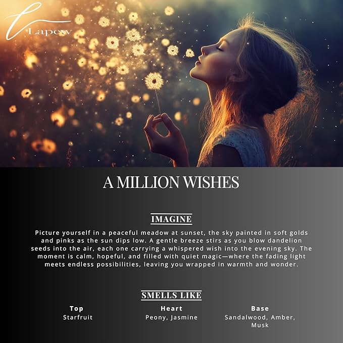 Car Air Freshener Diffuser – 2 Pack Hanging Air Freshener Diffuser (.34 Oz, A Million Wishes)