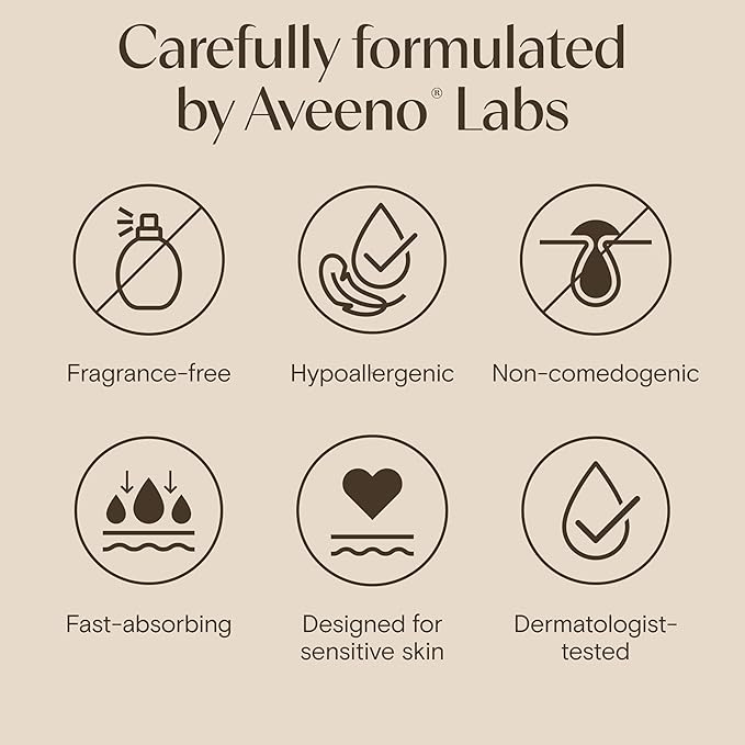 Aveeno Calm + Restore Oat Gel Facial Moisturizer for Sensitive Skin, Fast-Absorbing, Soothing Lightweight Gel Cream with Prebiotic Oat & Feverfew, Fragrance-Free & Hypoallergenic, 1.7 oz