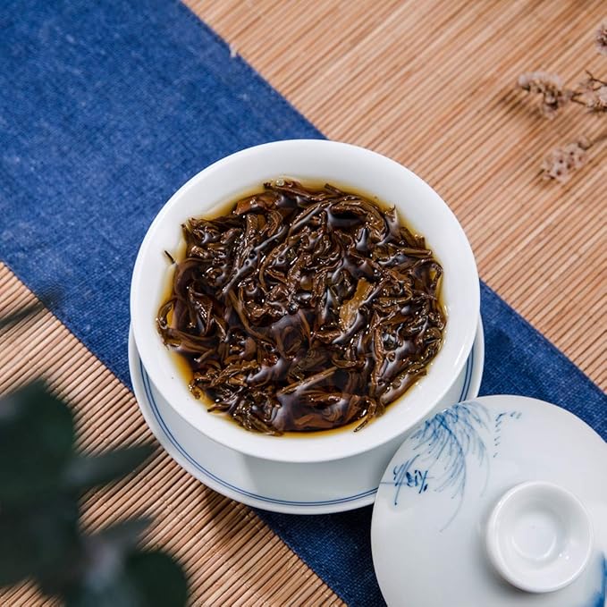 ChaWuWarmSun [C] FengQing DianHong Black Tea,8.8oz/250g,Loose Leaf,YunNan Big Leaf Arbor Tea. (Pack of 2)