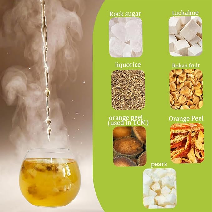 Dried Tangerine Peel Rohan Fruit Clear Lung Tea For Lung Cleansing And Respiratory Support, No Flavoring, No Additives, And Caffeine-Free. (1 Pack/50 Bags）