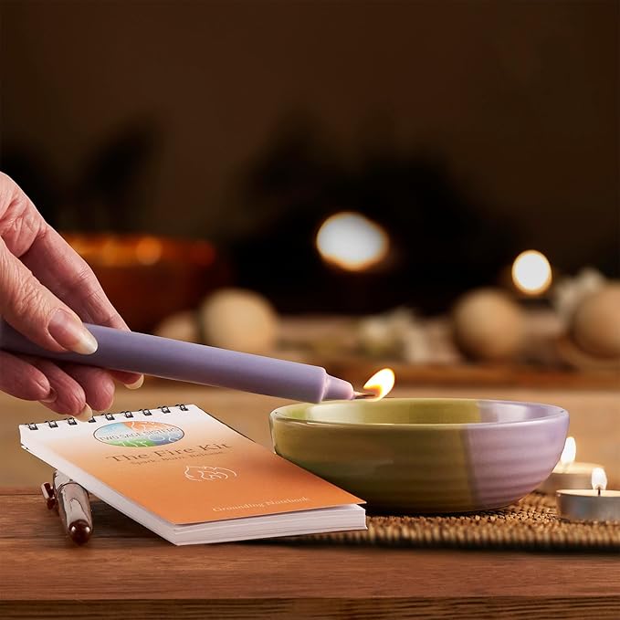 The Fire Kit – Turn Over a New Leaf This Fall - Burn Negative Thoughts for Stress Relief and Healing - Care Kit By Two Sage Sisters