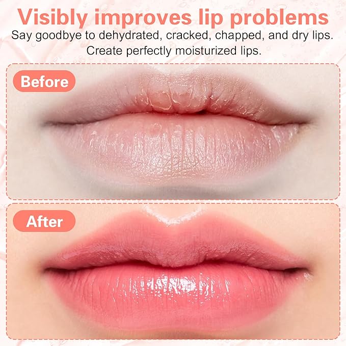 2 PCS Summer Lip Glossy Butter Balm Set, Tinted Lip Balm Long-Lasting Hydrating and Moisturizer, Glitter Lip Glossy Soften Dry Lips and Lip Care, Christmas, Birthdays Gifts for Women and Teen Girls