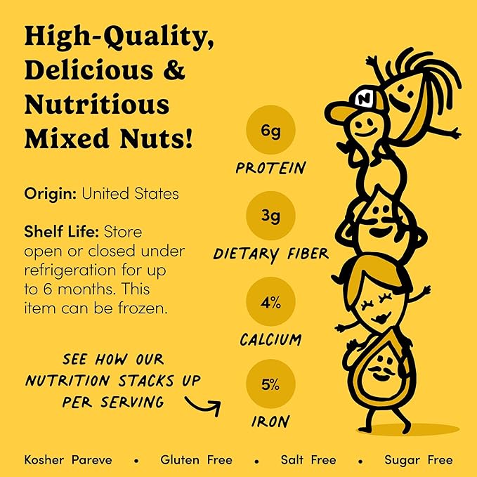 Nuts.com – Mixed Nuts in Shell – 5 Lb Bag, Healthy Snack Sampler, Includes Premium Walnuts, Almonds, Hazelnuts, Pecans & Brazil Nuts – Good Source of Protein, Fiber & Omega-3