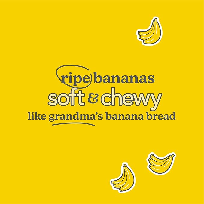 Love + Chew Soft Baked Protein Cookies, Gluten Free | (18) Count Banana Bread Minis | Vegan, Paleo, Non GMO and Packed with Superfoods. - Individually Wrapped, and Made from High Protein Almonds - (1) Ounce Cookies