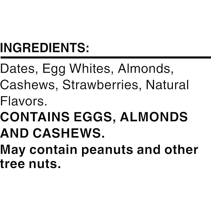RXBAR Protein Bars, 12g Protein, Gluten Free Snacks, Strawberry (6 Boxes, 30 Bars)
