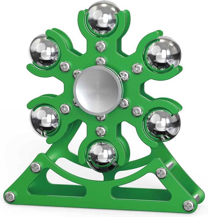 Desk-Fidget-Toys for Ferris-Wheels-Spinner: 4mins Kinetic-Metal-Spinner, Cool-Gadgets-Stuff for Kid Children Teen Adult EDC-Toy, ADHD Tools Stress Relief for Office Home School Men Woman Christmas