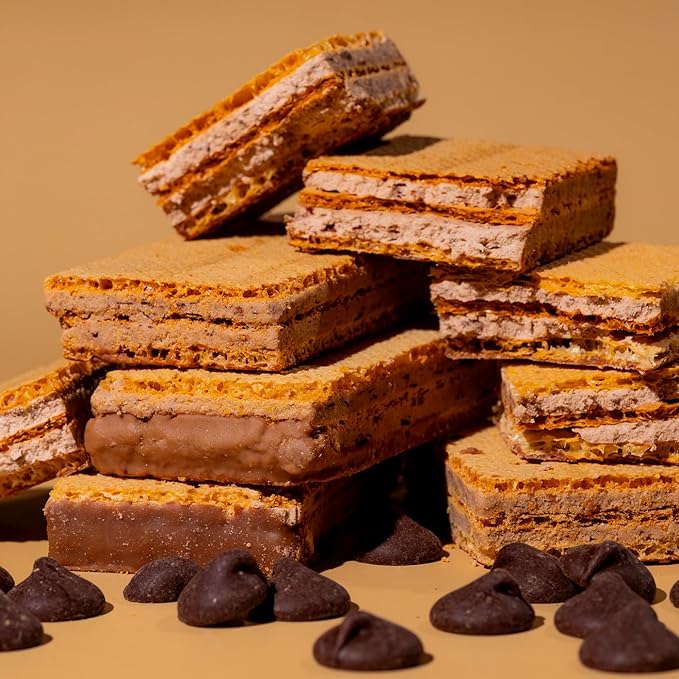 BariWise Protein Wafer Bar, Vanilla, Low Sugar, Low Calorie, Low Carb Keto Friendly Snack (8ct)