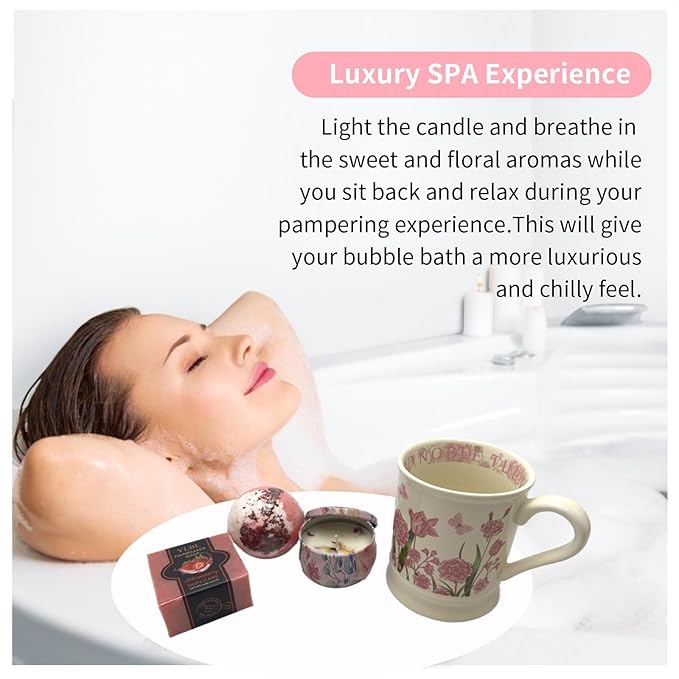 Spa Gift Baskets for Women,Luxury Self Care Gifts for Mom,Get Well Soon Gifts for Friend,Thank You Relaxing Box Gifts for Women 20th,30th,40th,50th,60th 70th 75th Birthday,Anniversary