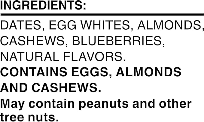 RXBAR Protein Bars, 12g Protein, Gluten Free Snacks, Blueberry (6 Boxes, 30 Bars)