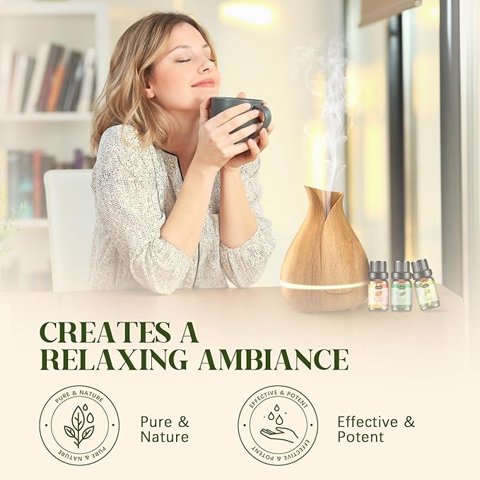 Essential Oils Set, Aromatherapy Essential Oil Kit for Diffuser, Candle, Soap Making, Massage, Skin Care (48 x 5ml) - Sandalwood, Eucalyptus, Lavender, Tea Tree, Peppermint Aromatherapy Oil