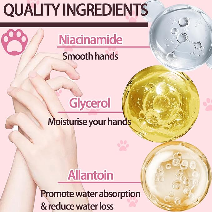 6PCS Hand Masks,Hydrating Hand Masks Moisturizing Gloves Overnight for Dry Cracked Hands,Daily Hand Care Hand Masks Gift Set for Women and Men A