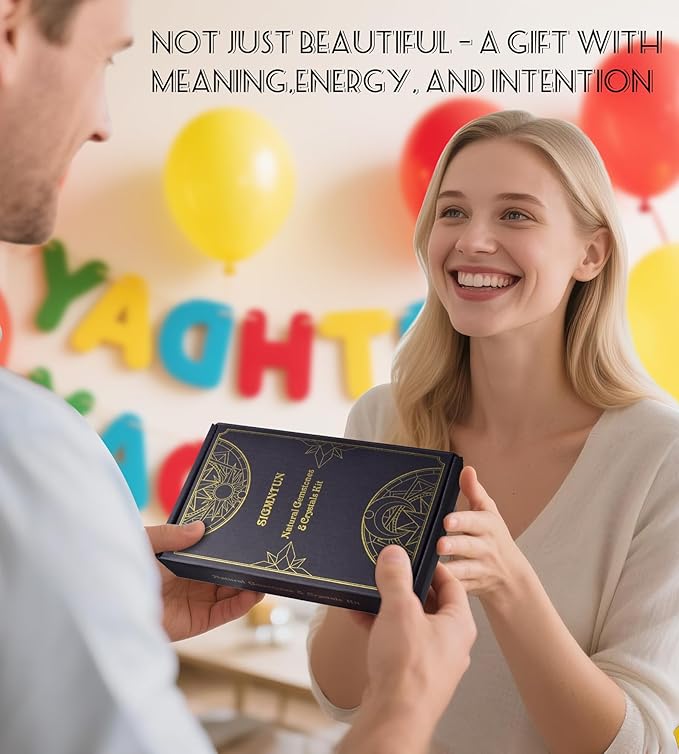 Polished Healing Crystal Stones Set – 36 Different Natural Gemstone Types, 2.5 lbs of 0.5" Tumbled Decorative Rocks Collection for Chakra, Meditation, Reiki, Energy Work, Crafts, Gifts