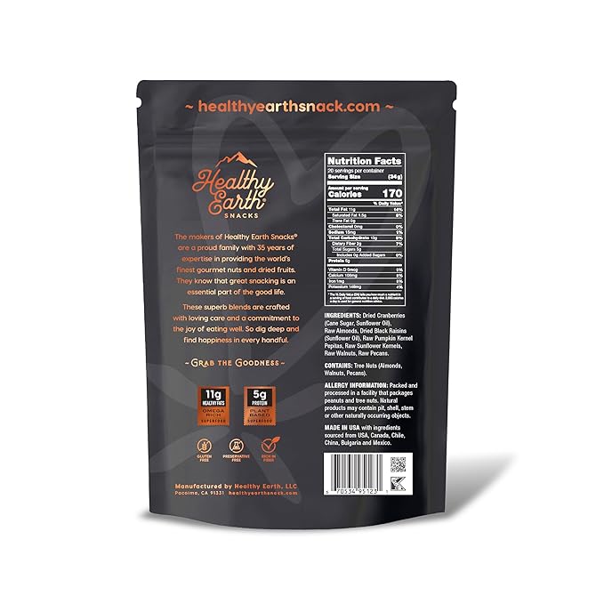 Mixed Nuts Unsalted | Trail Mix | Trail Mix without Peanuts | Sugar Free | Gourmet, Protein, Gluten Free, No Preservatives, High Fiber Snacks (Wellness Support)