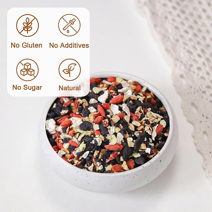 TEARELAE - Ginseng Six Treasure Tea - 10g x 25 Count - Traditional Chinese Herbal Tea for Health Support, 7 Precious Ingredients - Natural Herbal Blend for Daily Wellness - Caffeine-free