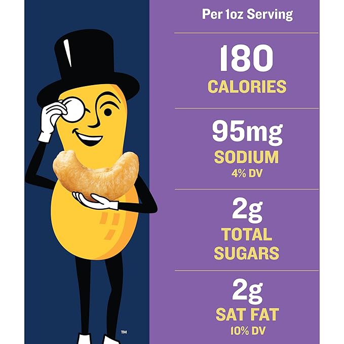 PLANTERS Deluxe Mixed Nuts, Cashews, Almonds, Pecans, Pistachios, Hazelnuts, Roasted with Sea Salt, Party Snacks, Plant-Based Protein Nut Mix, Snacks for Adults, After School Snack Mix, 27oz