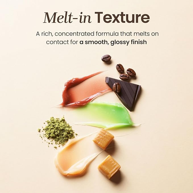 CNP Café Lip Butter - Propolis Lipcerin™ 06 Caramel Latte, Hydrating Overnight Manuka Lip Balm & Mask, 12hr Long-lasting Moisture, Korean Skin Care, 0.5 fl.oz.