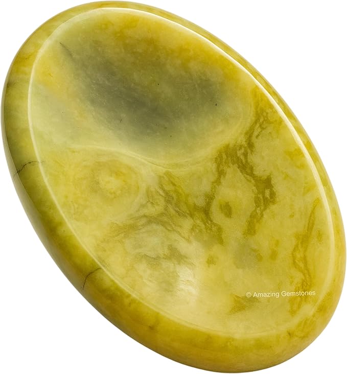 Amazing Gemstone Serpentine Worry Stone Crystals, Healing Stones