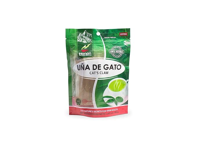 Hanan Peruvian Secrets Una De Gato Herbal Tea | 100% Natural Cat’s Claw Bark | 2.82oz / 80g | Naturally Aids in Supporting a Healthy Immune System - 6 Pack