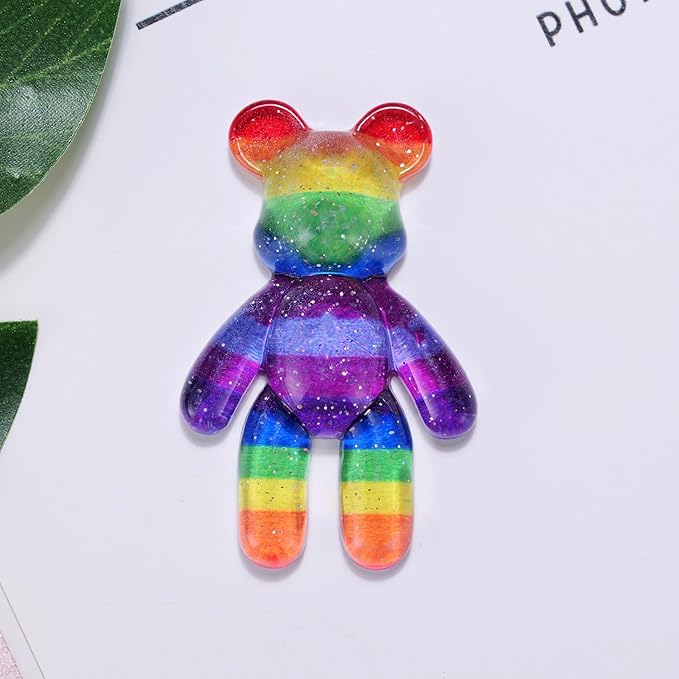 Pocket Bear Hug, Anxiety Relief Gifts for Men Women, Mental Health Positivity Gift for Anxious Friend, Autism Fidget Gift, Thoughtful Gifts for School Anxiety, Rainbow