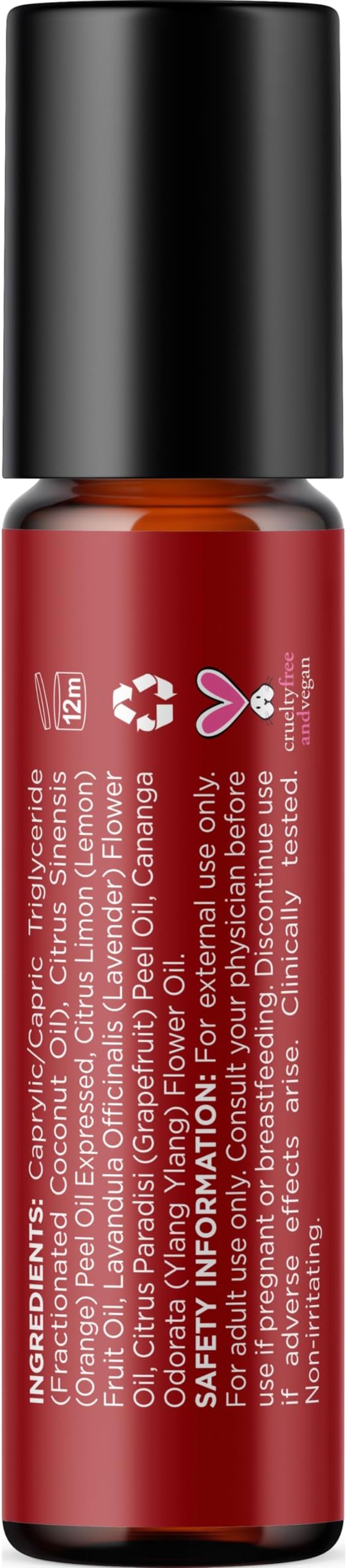 Uplift Essential Oil Roll On - Aromatherapy Essential Oil Roller with Lavender and Citrus Calming Essential Oils - Happy and Relaxing Essential Oil Blend with Orange Lemon & Grapefruit (1 Pack)