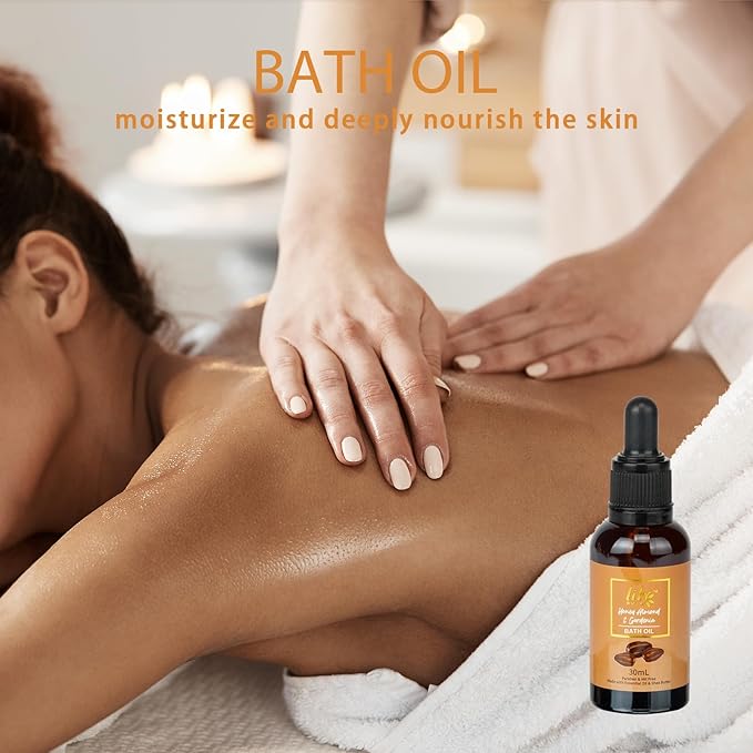 Mothers Day Gifts for Mom - Luxury 10-Piece Honey Almond Bath & Body Gift Set for Women, Spa Gift Basket, Pampering Bath Set with Bath Bomb | Christmas Birthday, Perfect Holiday Gift for All Occasion