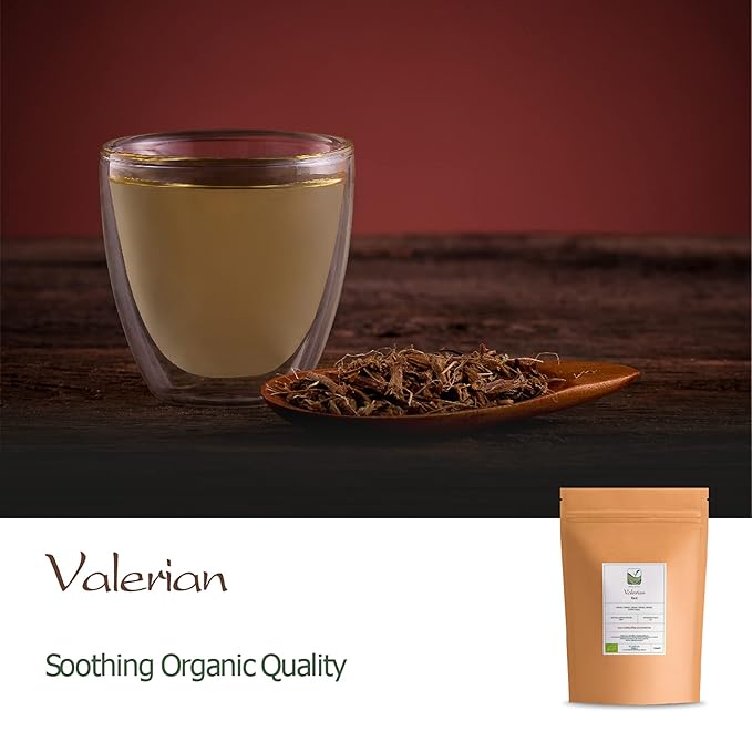 Valerian Root Organic Herbal Tea - Calming And Relaxing - Good Night Rest - Valeriana Officinalis Roots Valerian Sleep Tea Valerian Herbal Tea Valerian Tea Organic Valerian Herb Valerian Tea Root