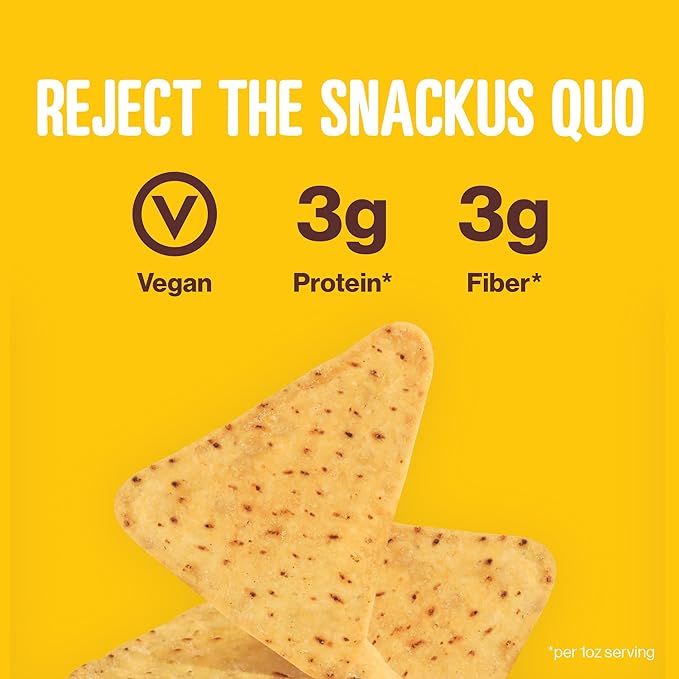 HIPPEAS Chickpea Tortilla Chips, Rockin’ Ranch, 1 Ounce (Pack of 18), 3g Protein, 3g Fiber, Vegan, Gluten-Free, Crunchy, Plant Protein Snacks