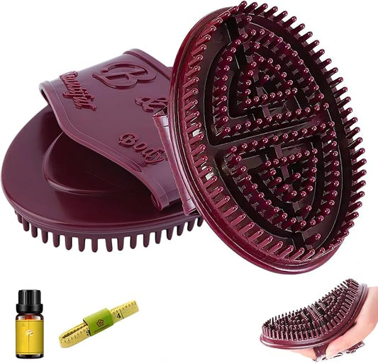 2Pcs Meridian Massage Brush,Full Body Massage Brush,Cepillos Meridianos,Eauty Salon Professional Custom Massager for Full Body SPA Massager Relaxation