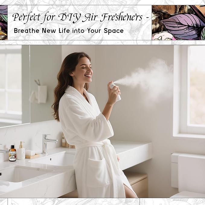 HIQILI Lavender Sanctuary Fragrance Oil for Diffuser, Candle & Soap & Perfume Making, for Hotel and Home, Essential Oil, Long-Lasting Aroma - 1fl oz