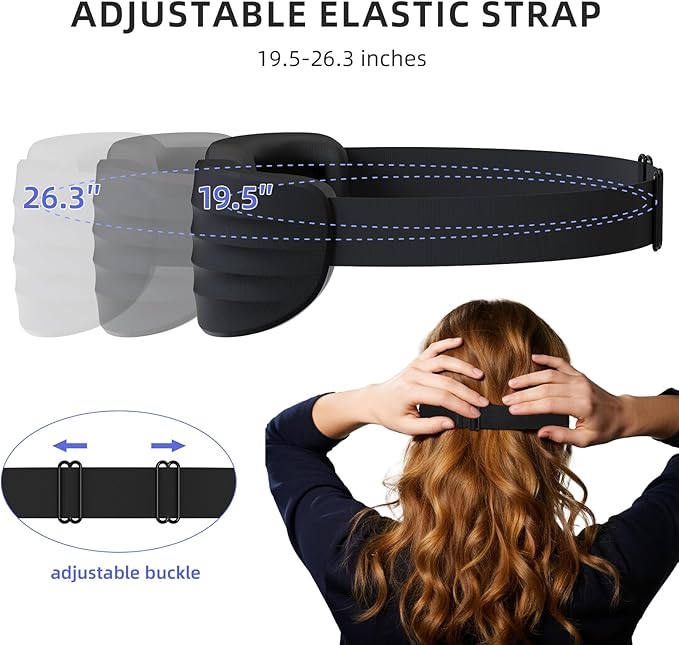 3D Sleep Mask for Women Men,Sleep Mask for Nasal Pillow Cpap Users Adjustable 100% Light Blocking,Eye Mask for Dry Eyes,Blind Fold for Side Sleeper Travel