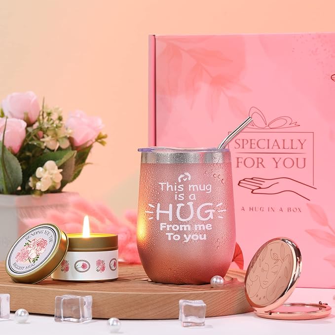 Birthday Gifts for Women Unique, Anniversary Gifts, Get Well Gifts for Women, Self Care Gift Basket, Thank You Friendship Retirement Spa Relax Gift Set Care Package for Mom Friends Sister Grandma Wife