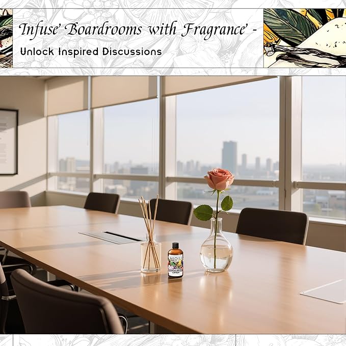 HIQILI Sandalwood Cipher Diffuser Oil, Ideal for Scent Diffuser, Car Air fresheners, Relaxing & Cozy, Long Lasting - 3.38 Fl Oz