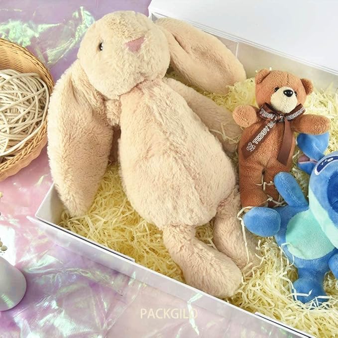 1 Pcs White Extra Large Gift Box with Lid, 16.5 x 13 x 5.3 Inches, Hard Magnetic Giant Gift Boxes for Presents Clothes Robe Wedding Dress Sweater,Reusable Foldable Bridesmaid Proposal Box