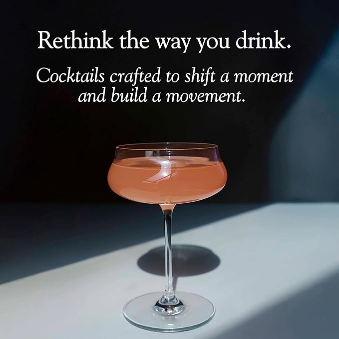 Aplós Canned Ume Spritz Non-Alcoholic Cocktails, Formulated with Nootropics and Botanicals for Calming & Uplifting, Low Calorie, No Added Sugar Beverage (8.5 fl oz. 8-pack)